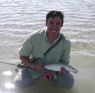 First bone on the pink reel!